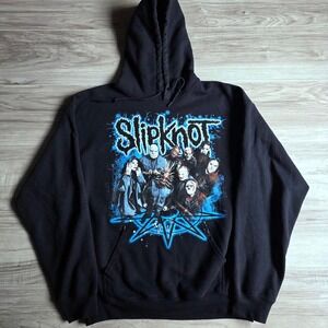 2021 Slipknot Tour Blue Graphic Hoodie
